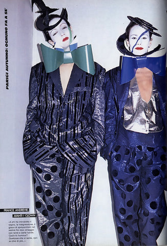 Avant Garde France Andrevie Fashion 1980s