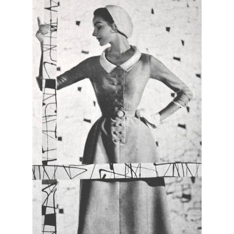 Harvey Berin Documented Vintage Dress harpers bazaar
