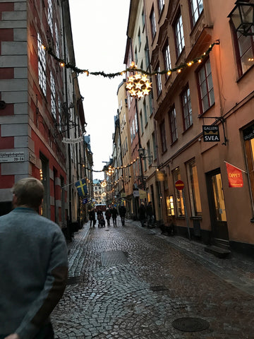 Gamla Stan Cobblestone Street