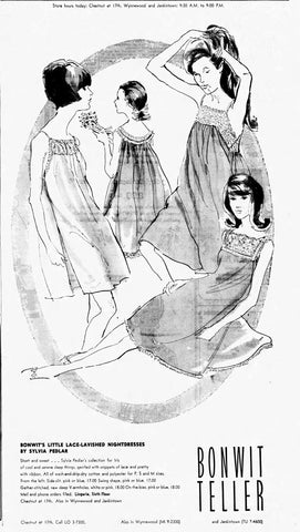 1966 Iris Lingerie Vintage Nightgowns Sylvia Pedlar