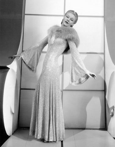 Ginger Rogers in Bernard Newman Dress