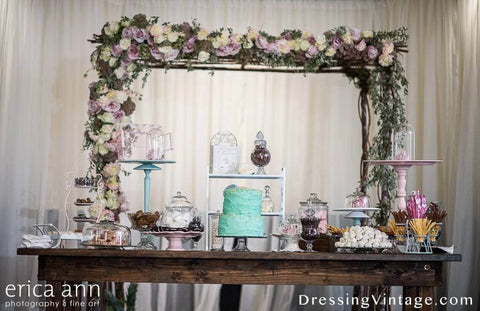 Wedding dessert cake table