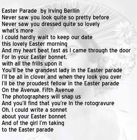 Irving Berlin Easter Bonnet