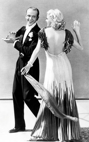 Ginger Rogers in a Walter Plunket dress