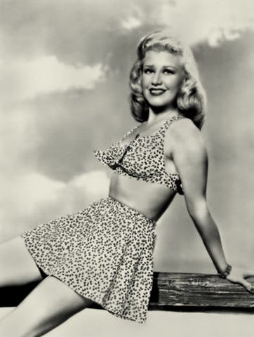 Ginger Rogers Leopard Two Piece