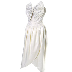 Nina Ricci Bow Dress 1980s