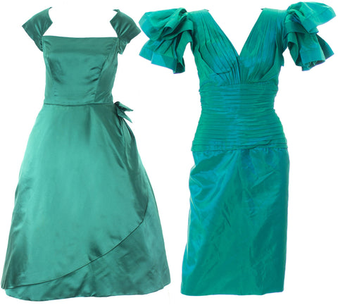 vintage green dresses philip hulitar