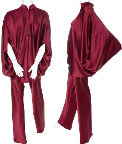 George Stavropoulos vintage silk evening outfit