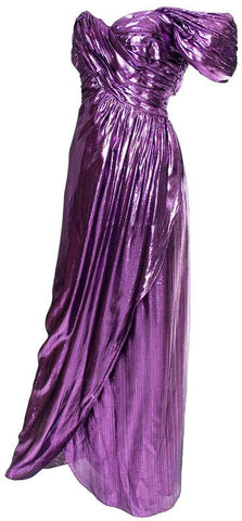 Victor-Costa-metallic-Vintage-Dress