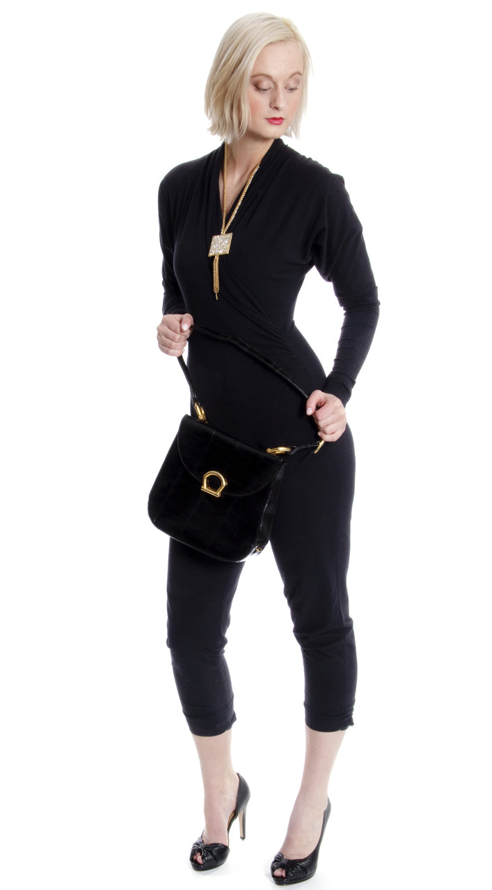 Norma Kamali Vintage Black Jumpsuit