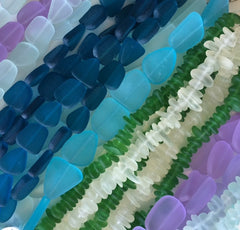 Cultured Sea Glass Beads