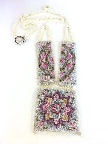 bead embroidery necklace by Debbye Mika