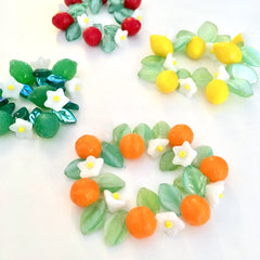 orange blossom beads