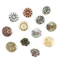 metal buttons