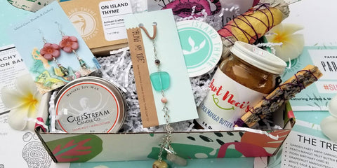subscription box kit - package from paradise