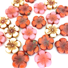 Table cut flower beads