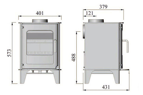 Morso 04 Dimensions - Stove Supermarket