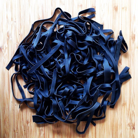 Greek Squid Ink Hilopites / Tagliatelles 