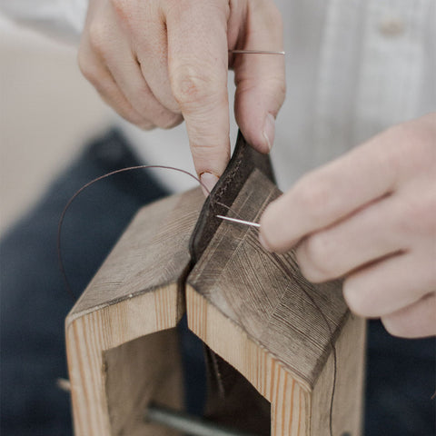 Klaus Lerner bei der Arbeit