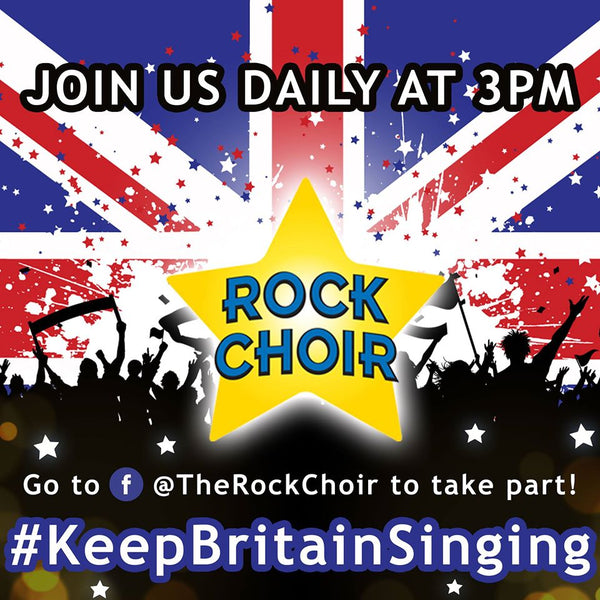 Sing with Rock Choir during Corona virus lockdown