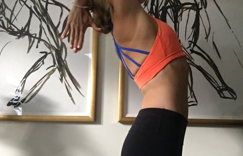 Mar Miles - wearing The Triangle - POWWFUL Sports Bra