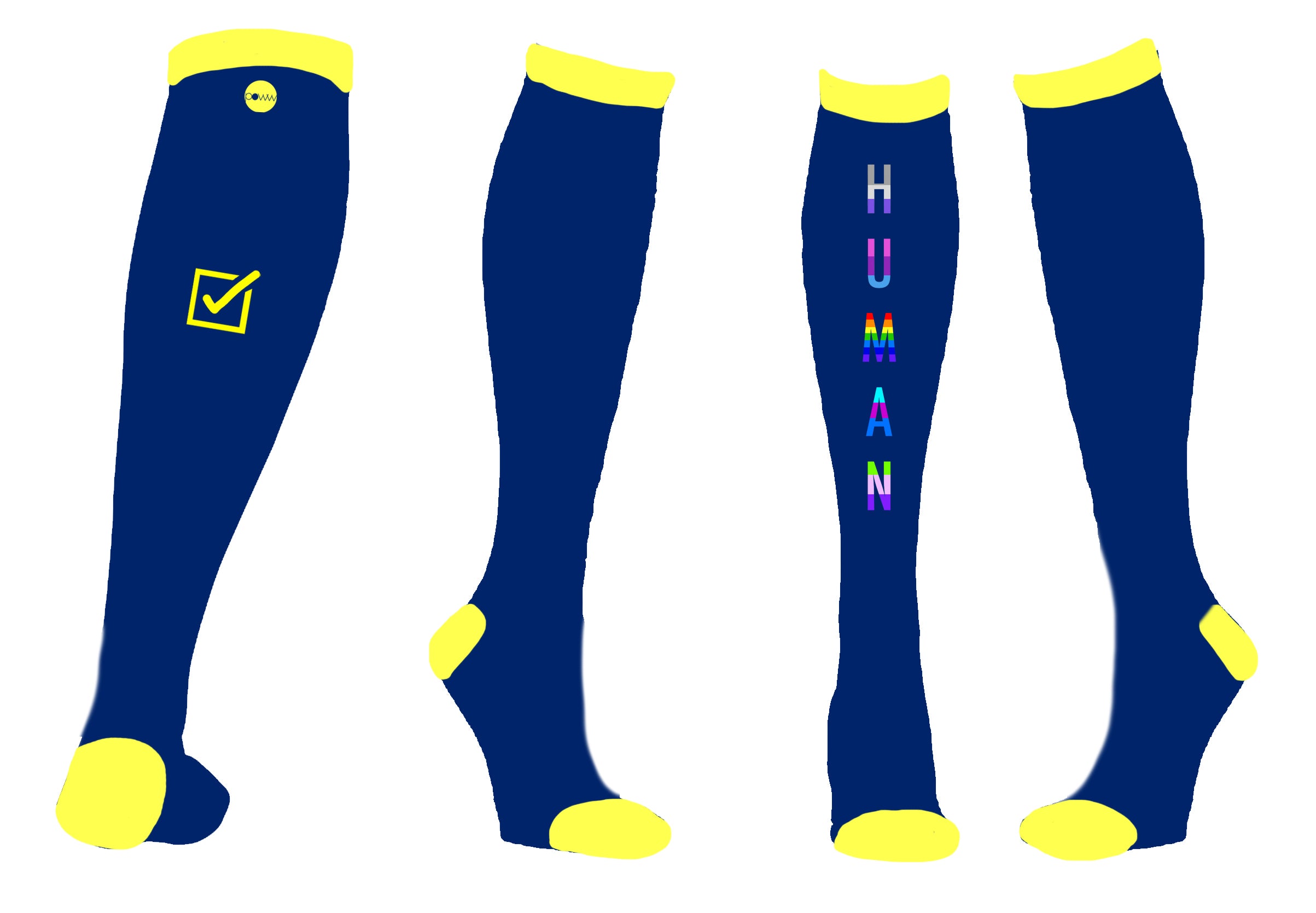 Power Socks - We Are All Human - Design Inspiration