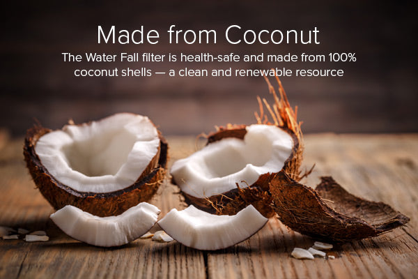 KOR Water Fall Use Coconut to filter water