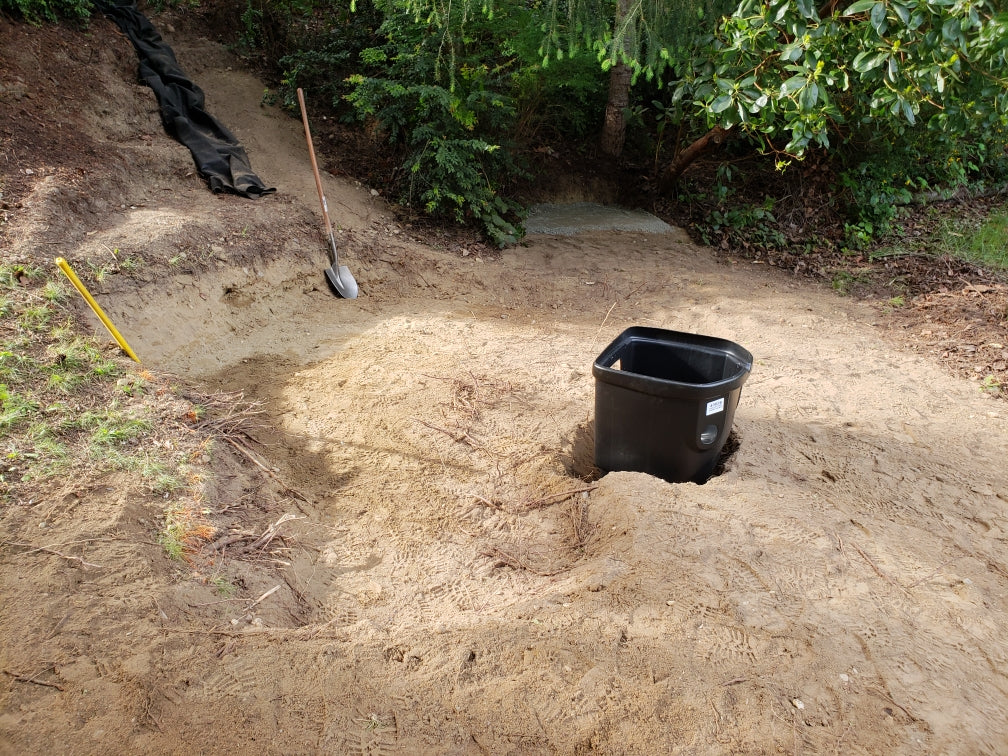 Keven Gravier Pond Build - Placement of skimmer Opposite end of waterfall