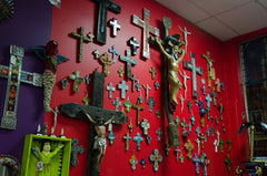wall of crosses