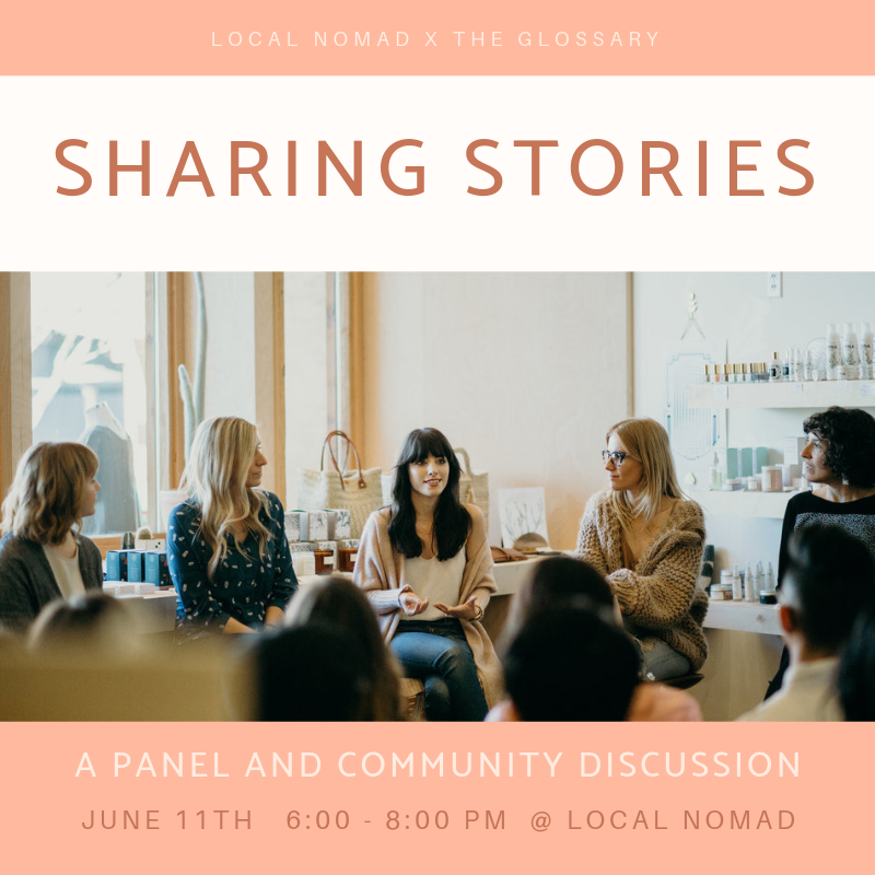 Sharing Stories Pt. 3 Creative Women's Panel with The Glossary Co.