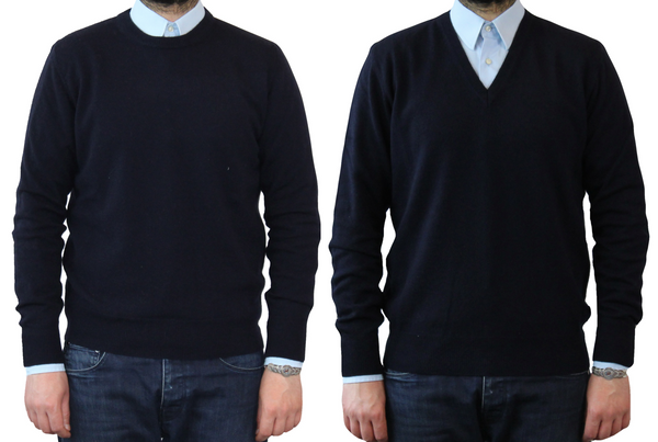 maglione uomo in puro cashmere dalle piane