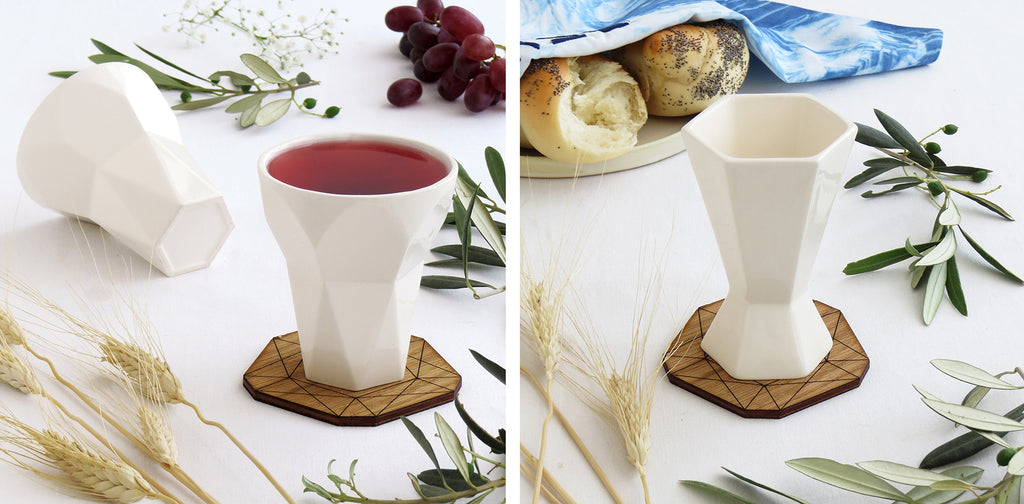 Modern Kiddush Cups