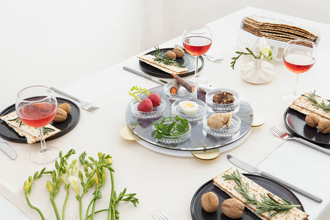 Modern Seder Table