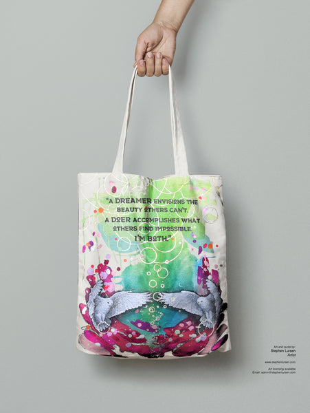 Art Canvas Tote bag designed by Stephen Lursen