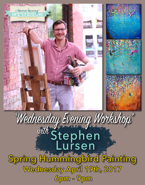 Wednesday Evening Artist Workshop: Spring Hummingbird Painting