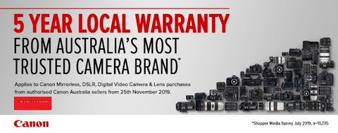 Canon 5 Year Warranty