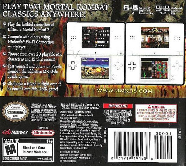 mortal kombat ds