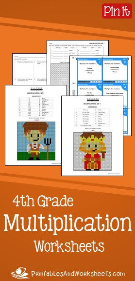 4th Grade Multiplication Worksheets - Printables & Worksheets