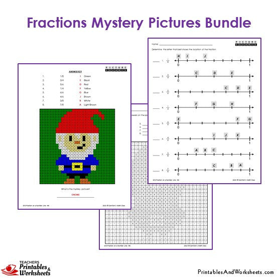 3rd-grade-fractions-mystery-pictures-coloring-workshets-bundle-printables-worksheets