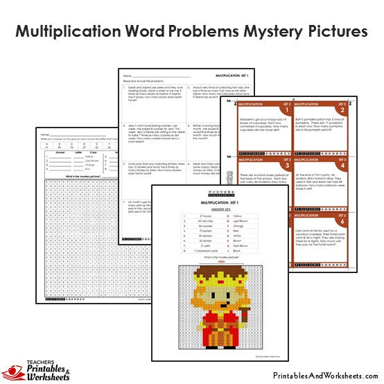 4th Grade Multiplication Word Problems Coloring Worksheets Printables Worksheets 