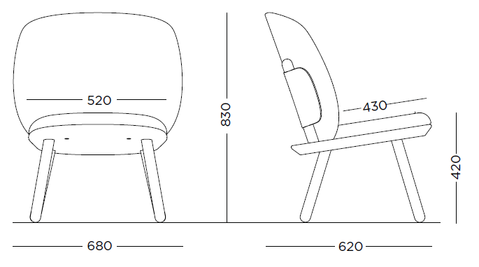 EMKO - Naive Lounge Chair