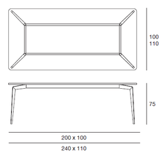 Hope Dining Table Dimensions