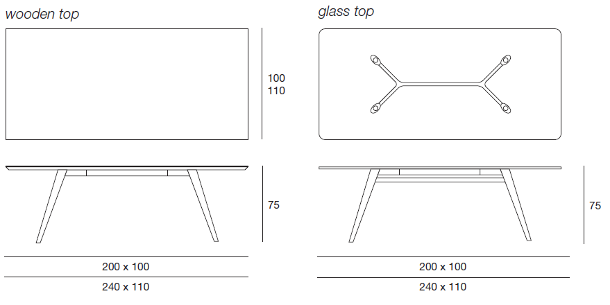 Pacini e Cappellini - Novecento Dining Table