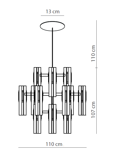 Excalibur Chandelier by TOOY