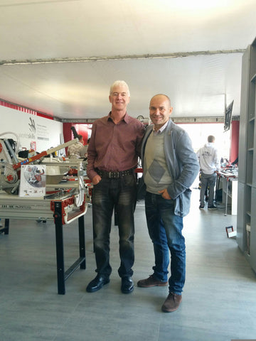 Benny With Roberto Ciriminna Raimondi Export Manager