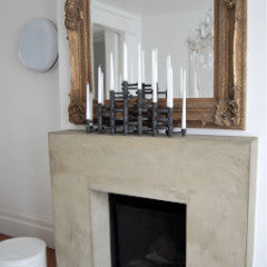 fireplace candleholder alp interior