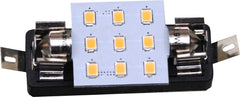 Festoon Lamp Holder shown with 9 SMD LED festoon inserted