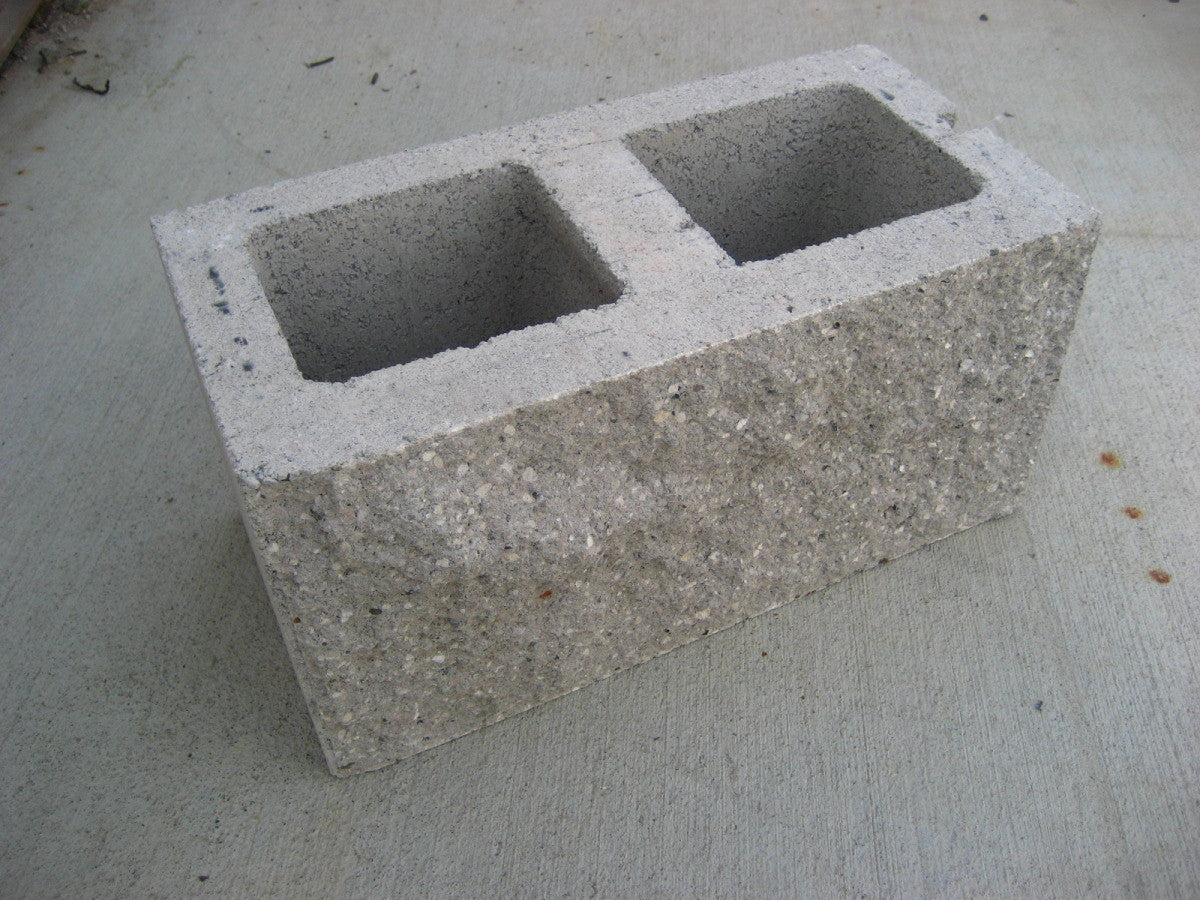 CONCRETE BLOCK, 8"x 8"x 16" – BUILDING, WALL BLOCKS – Sparr Building
