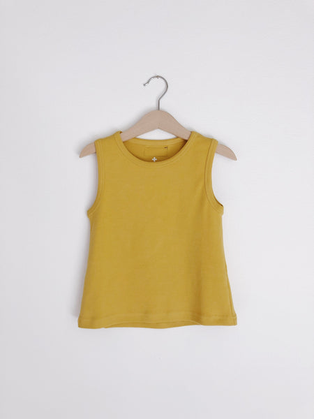 Modern Burlap - Organic Basic Tank | Mustard