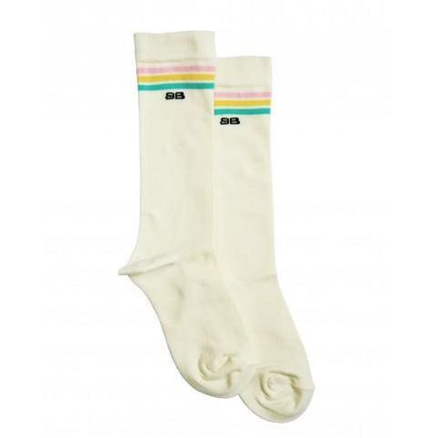 Bandy Button Rainbow Socks